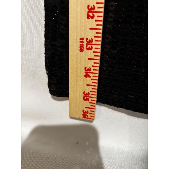 Free Press Black Sequins Sexy Mini Party‎ Dress Crisscross Sz M Cocktail formal - Picture 5 of 7